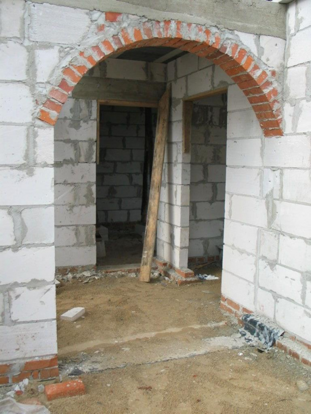 korytarz z widokiem na pomieszczenie nad garażem