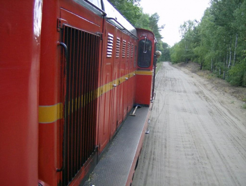 Trasa między Anastazewem a Przybrodzinem. Kurs turystyczny ogólnodostępny 3 sierpnia 2008 r. #GnieźnieńskaKolej #kolej #Lxd2