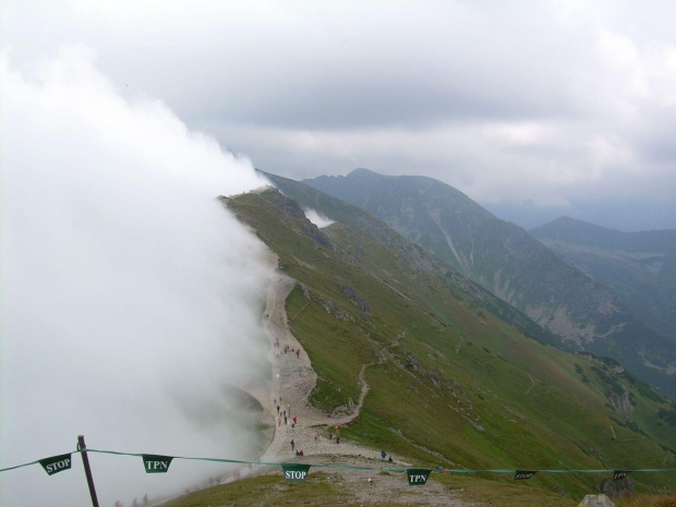 widok z Kasprowego Wierchu