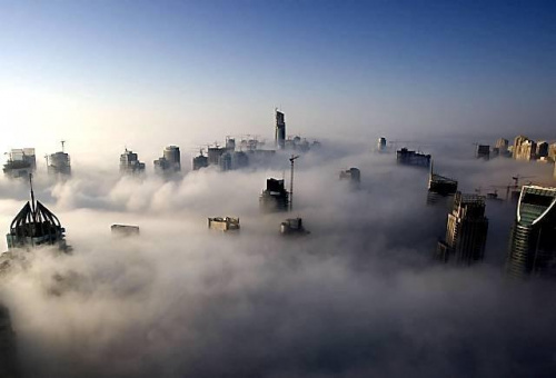 Mgła w Dubaju