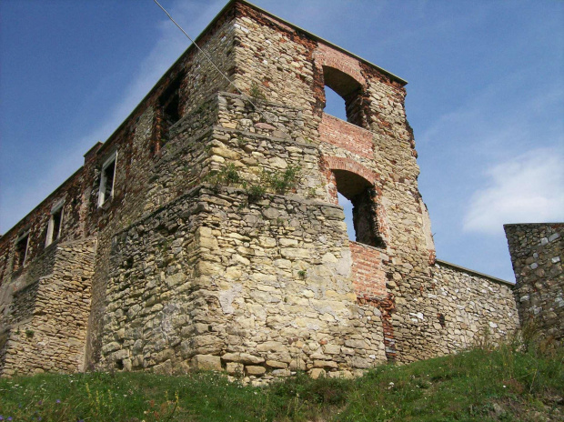 Południowo-wschodnie część zamku