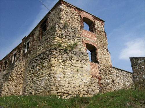 Południowo-wschodnie część zamku
