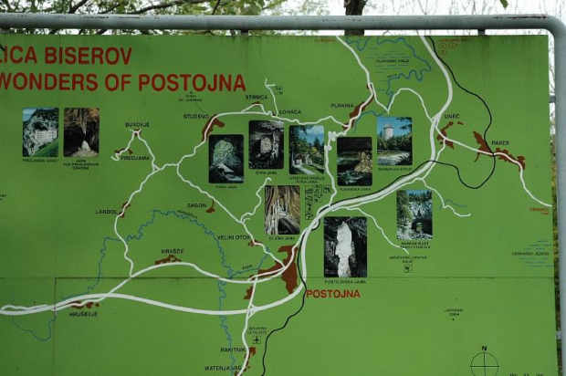 Słowenia -Jaskinia Postojna makieta