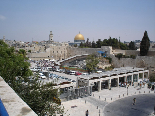 Jerozolima - ściana płaczu i kopuła skały #Jerozolima