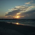 zachód słonca nad morzem #morze #ZachódSłońca #plaża #widoki #słońce