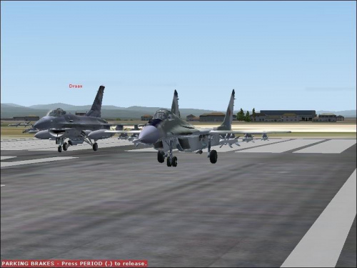 Fenix (F-16) vs Draax (MiG-29)