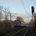 06.12.2008 EP09-016 opuszcza Kostrzyn z pociągiem BWE 441 do Warszawy Wsch z Berlina Gusen...