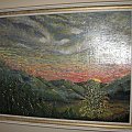 Zachód słońca w górach
(Akryl na tekturze 50x65 cm
2007)
(cena 100 zł + wysyłka)