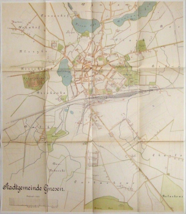Gniezno 1911-1913
skala 1:5000