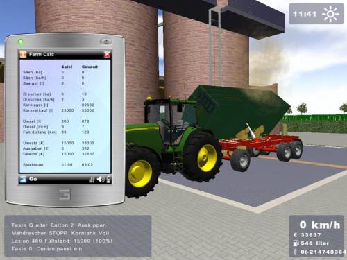 John Deere 8530 + Brantner Dreiachser #Gra #LandwirtschaftsSimulator #JohnDeere8530