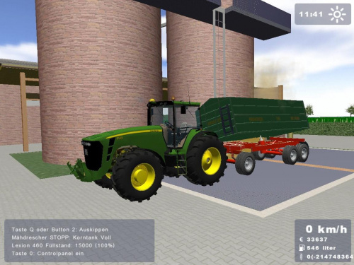 John Deere 8530 + Brantner Dreiachser #Gra #LandwirtschaftsSimulator #JohnDeere8530