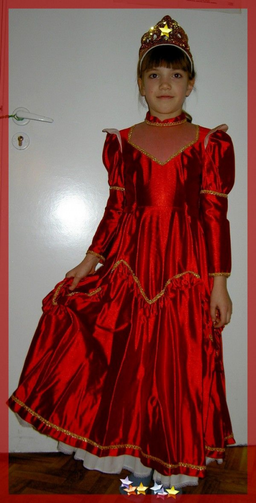 Królewna, rozm.135-140cm #stroje #przebrania #kostiumy