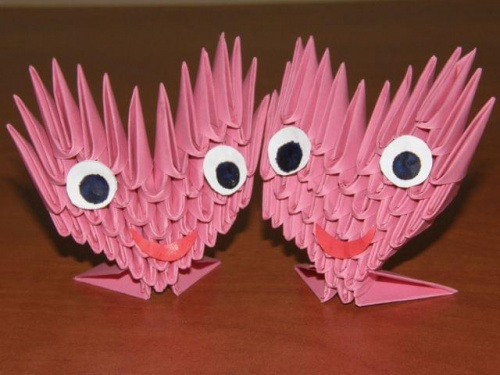 Walentynkowe serduszka #origami