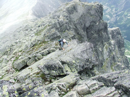 W drodze na Łomnice Tatry