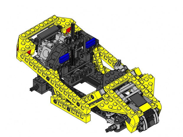 Desert Ranger - Lego Technic - w budowie