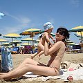 Na plaży w Lido dei Pini