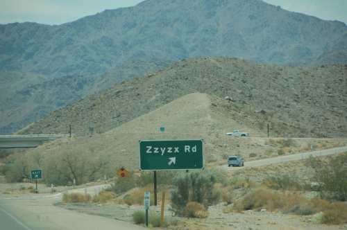 ładna nazwa drogi (ostatnia w wykazie?) - Kalifornia #usa #wycieczka