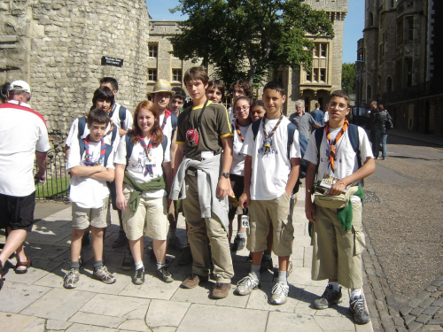 Jak poprzednio i ja, w Tower of London