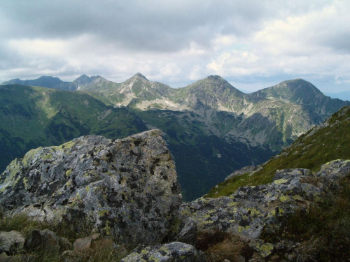 widok na Wołowiec i Rohacze #Tatry