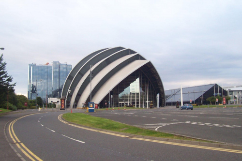 Nie mam pojęcia cóż to za budynek. Glasgow