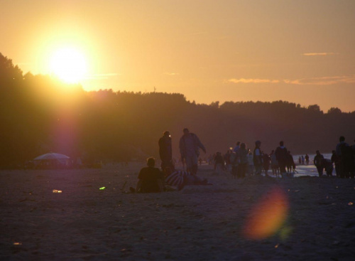 Cetniewo, 2007. Plaża - trochę zabrudzona... #cetniewo #plaża #ZachódSłońca