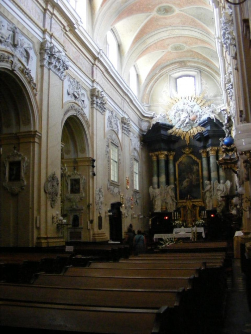 Kościół Michała Archanioła i św. Stanisława (na Skałce): widok ogólny na wnętrze