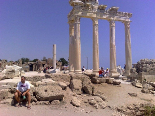 Świątynia Apolla w Side. Na oko ;) powstała wiek przed narodzeniem Chrystusa #architektura #Turcja #wakacje