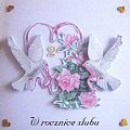 kartka na 2 rocznicę ślubu #kartki #handmade