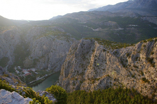 omis, widok z Fortecy #omis