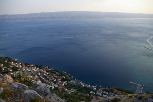 omis, widok z Fortecy #omis