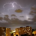 Burza nad Pragą #burza #pioruny #noc #warszawa #praga