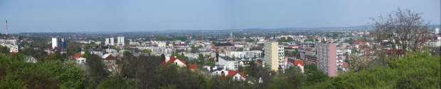 Panorama Przemyśla - widok z os. Rycerskiego na miasto. (robione PanoramaPlus 1)