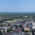 Panorama Przemyśla - widok z Wieży Katedralnej na wschód w stronę Medyki. (robione PanoramaPlus 1)