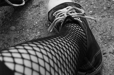 Noga tak poprostu noga... :P #Trampki