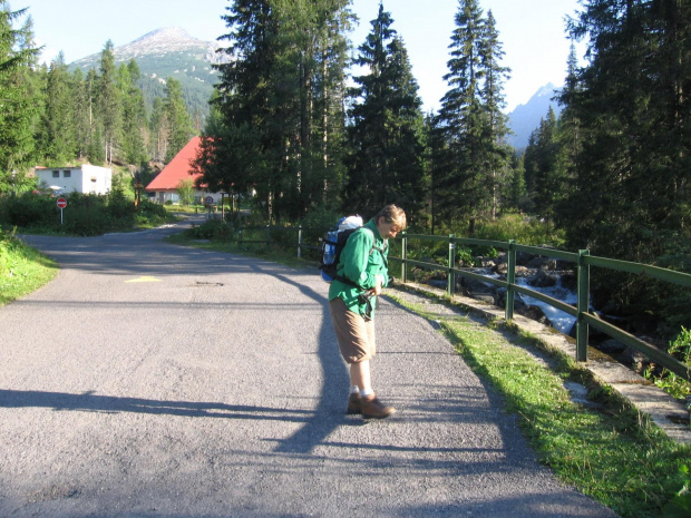 Start z parkingu przed Popradzkim Plesie #Góry #Tatry