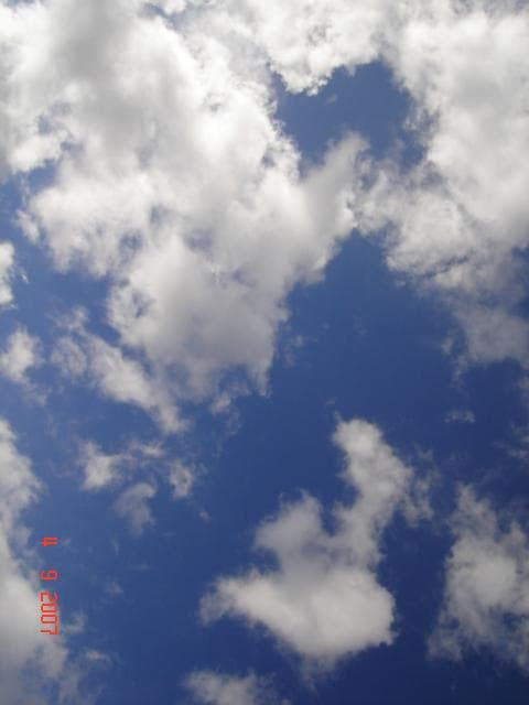 dzisiaj /04-09-07/ były piękne chmury