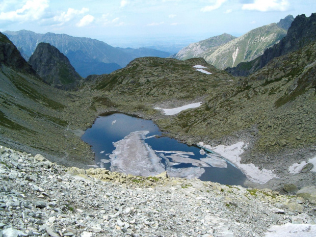 Zmarzły Staw pod Polskim Grzebieniem #Tatry #góry