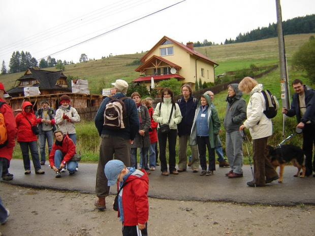 Przed wyjściem do wąwozu Homole