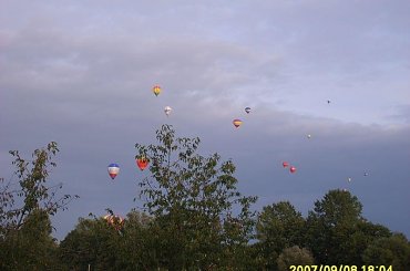 Balony na nad moim niebem ;) #balon #balony #niebo #Nałęczów