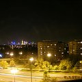 Warszawa nocą widziana z 9 pietra ...