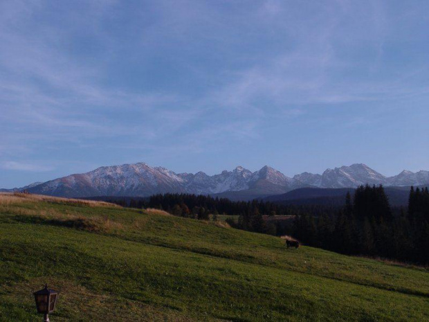 Widok na Tatry z Budzowa #tatry #góry #murzasichle #RusinowaPolana