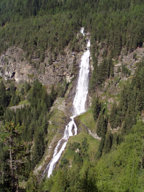 Alpy Tyrol wodospad