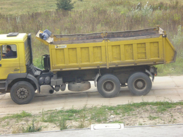 ciężki transport odpadków pobudowalnych.wrr #motoryzacja