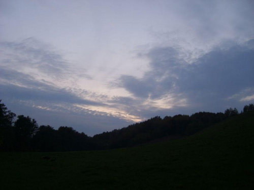 Wieczór nad Nałęczowską ziemią #krajobraz #widoki #chmury