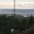 Holmenkollen, skocznia przy progu.widok na otoczenie, Oslofjord